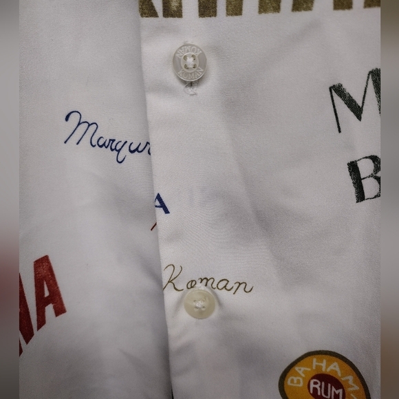 Koman Sport men's tropical Hawaiian short sleeve size XL - Picture 3 of 9